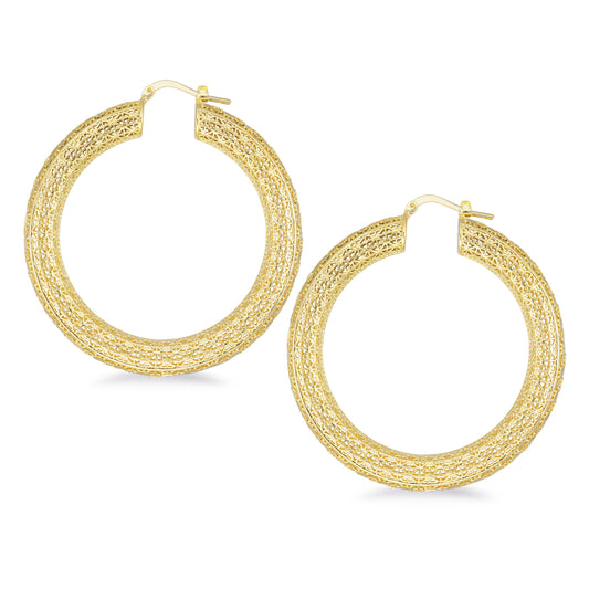 50mm Electrofusion Filigree Hoops