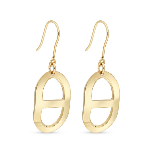 Polished Marine Link Earring