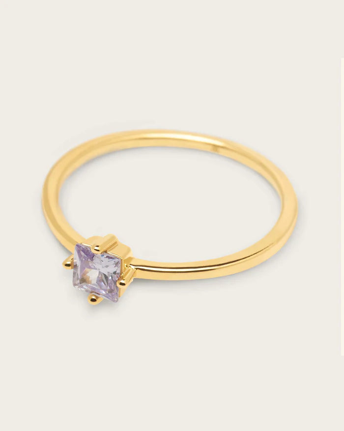 LAVENDER LIS RING