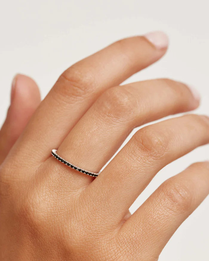 BLACK ESSENTIAL GOLD/SILVER RING