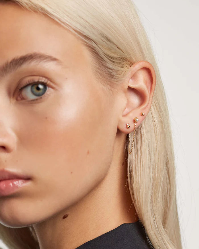 CHARLIE GOLD EARRINGS SET