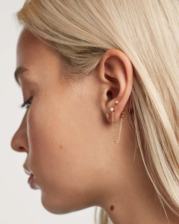 CHARLIE GOLD EARRINGS SET