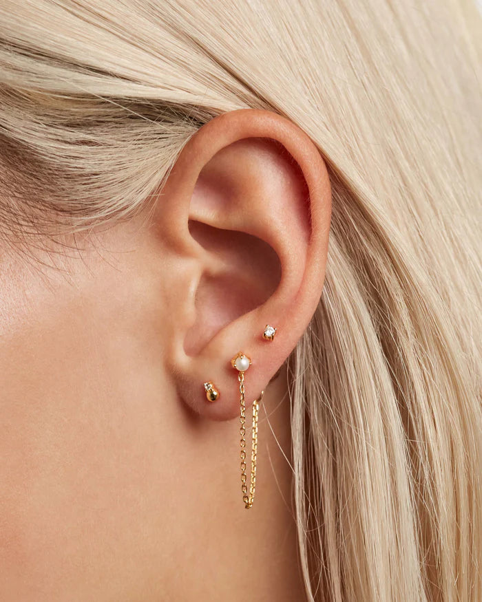 CHARLIE GOLD EARRINGS SET