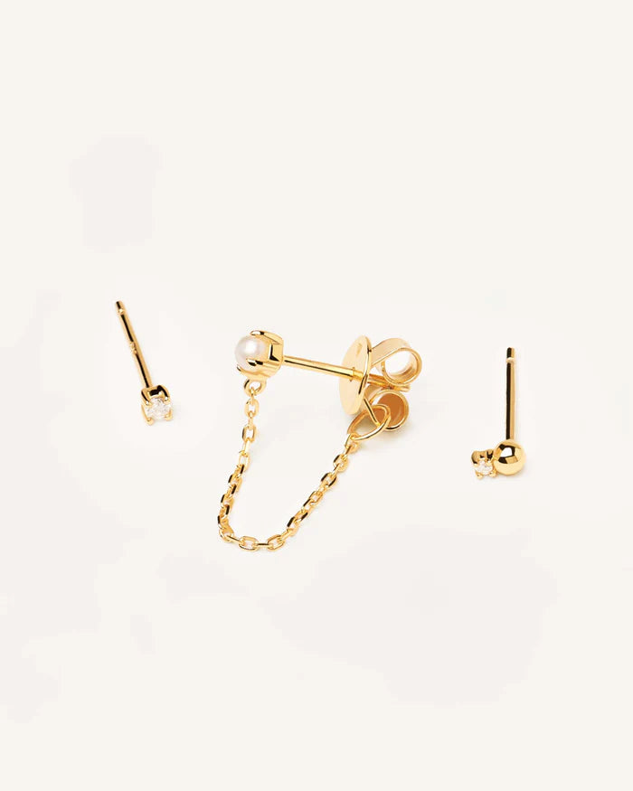 CHARLIE GOLD EARRINGS SET