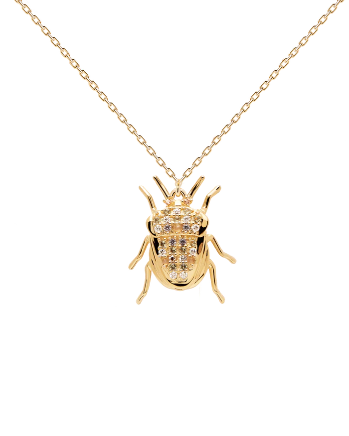 LUCK BEETLE AMULET NECKLACE