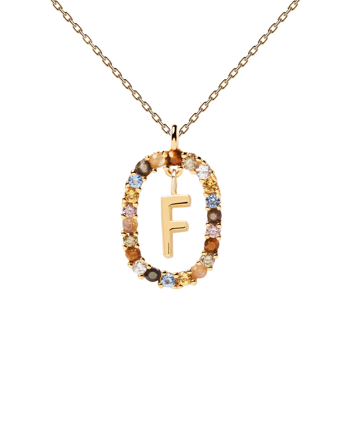 LETTER F NECKLACE