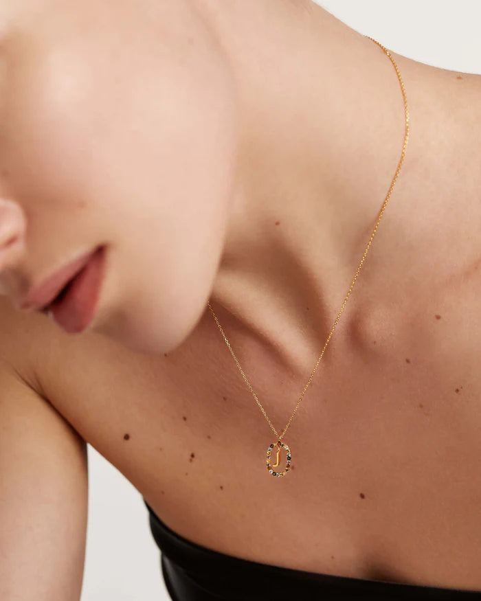 LETTER J NECKLACE