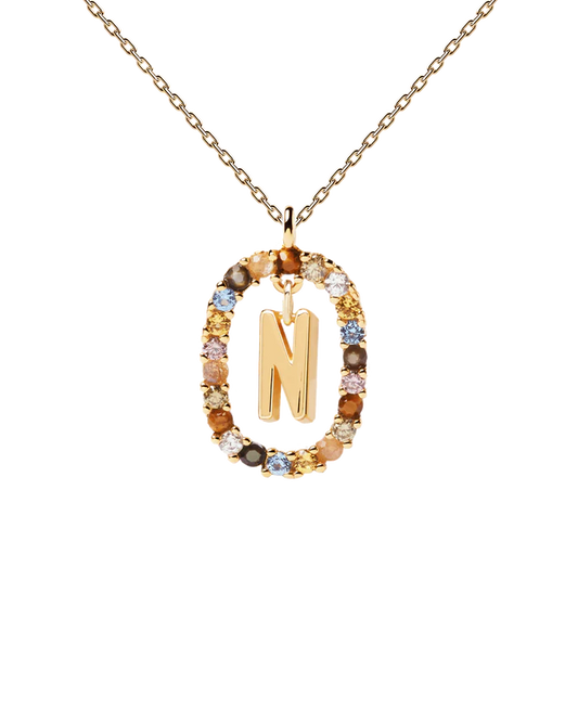 LETTER N NECKLACE