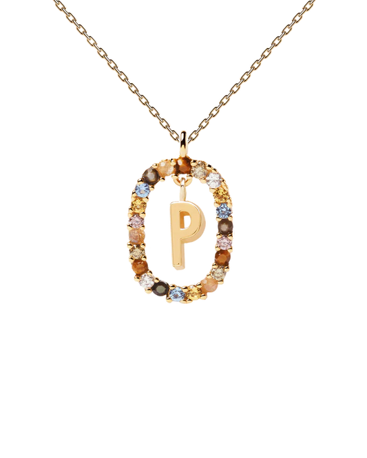 LETTER P NECKLACE