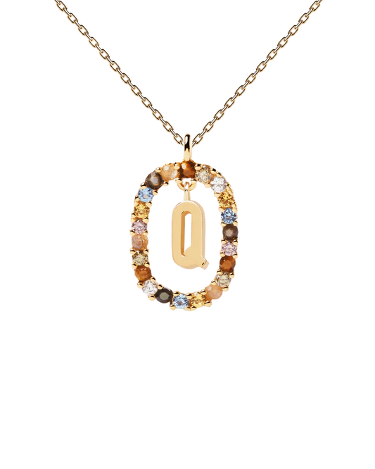 LETTER Q NECKLACE