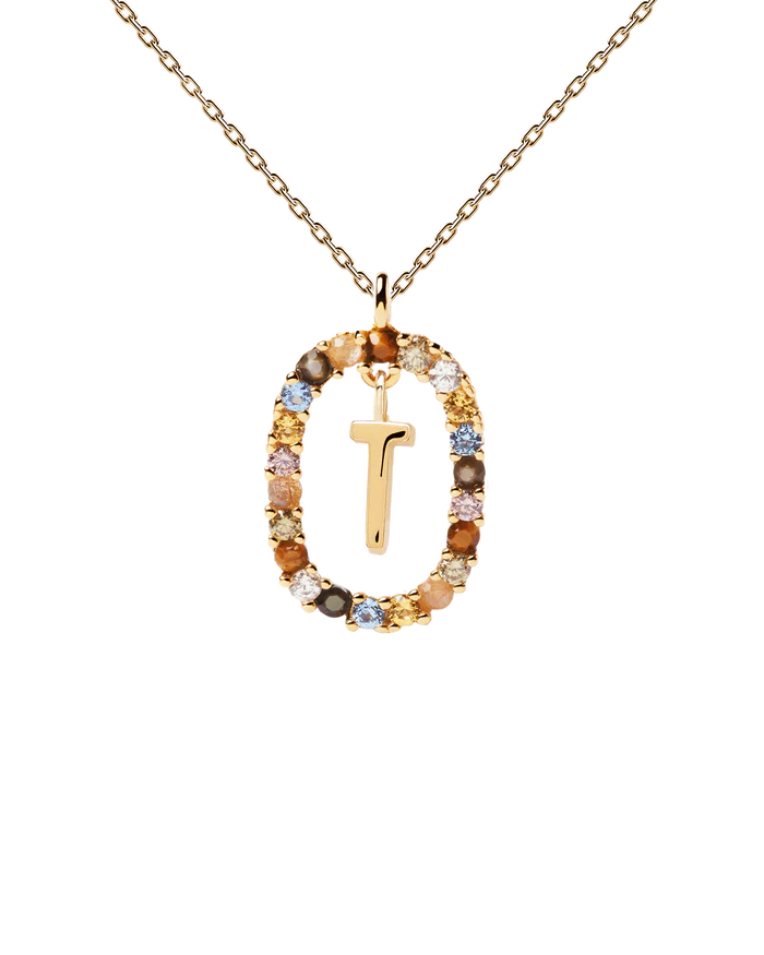 LETTER T NECKLACE