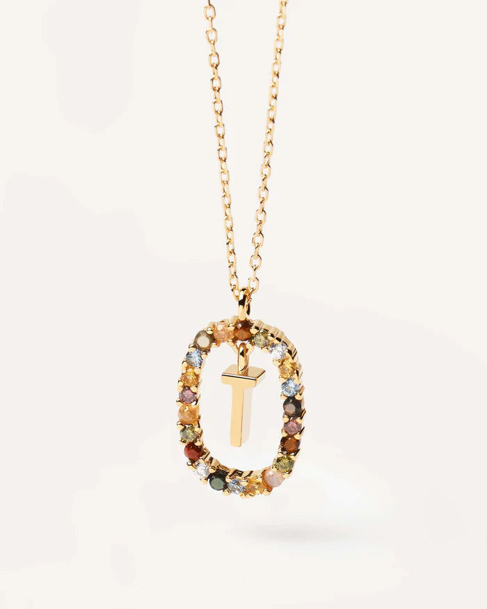 LETTER T NECKLACE