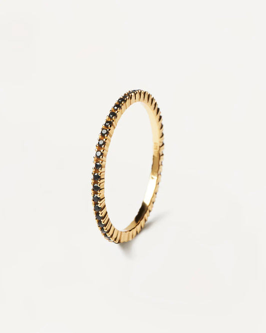 BLACK ESSENTIAL GOLD/SILVER RING