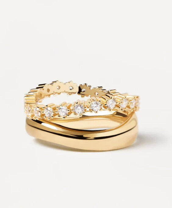 MOTION GOLD RING