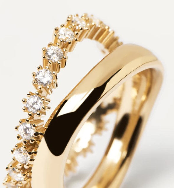 MOTION GOLD RING